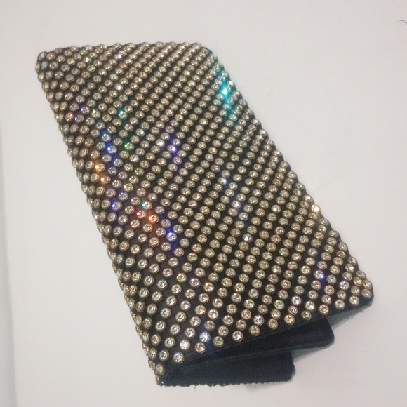 JW Robinson Los Angeles Sparkling ✨Dazzling Rhinestone Clutch Made in France - Picture 1 of 13